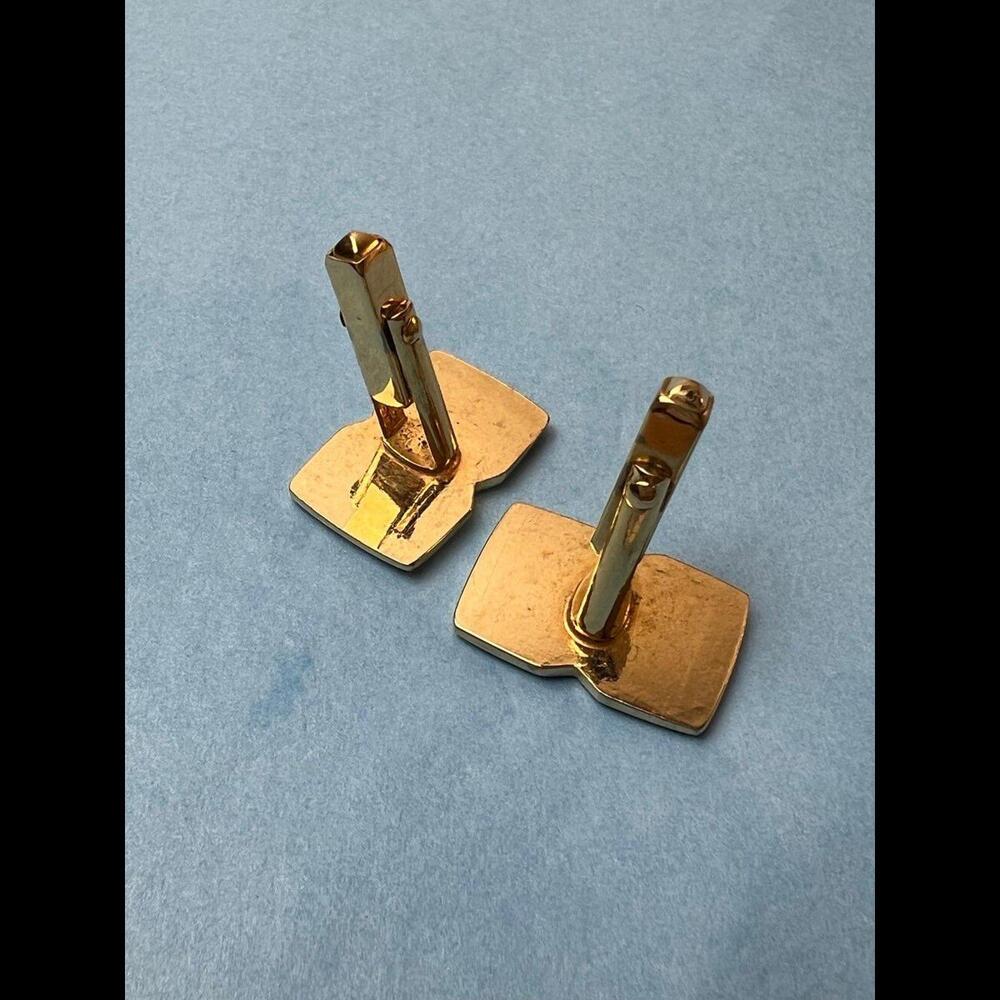 Vintage Anson Art Deco Rectangular Cufflinks - image 2